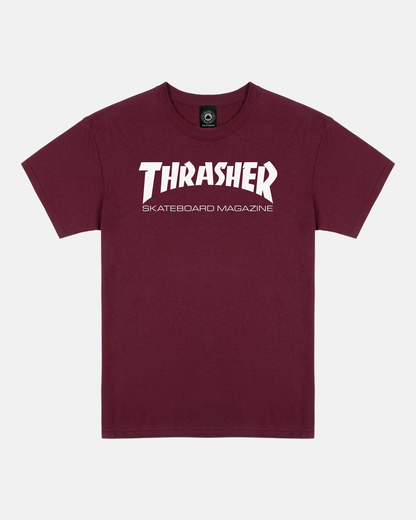 SKATE MAG - TSHIRT - MAROON Red L