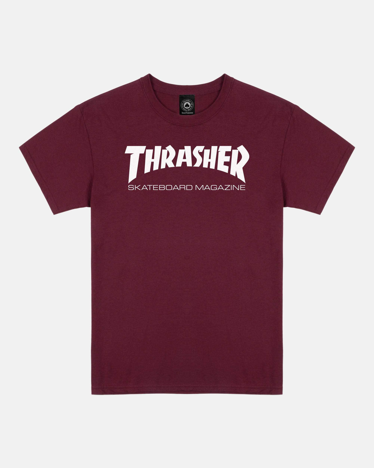 SKATE MAG - TSHIRT - MAROON Red L