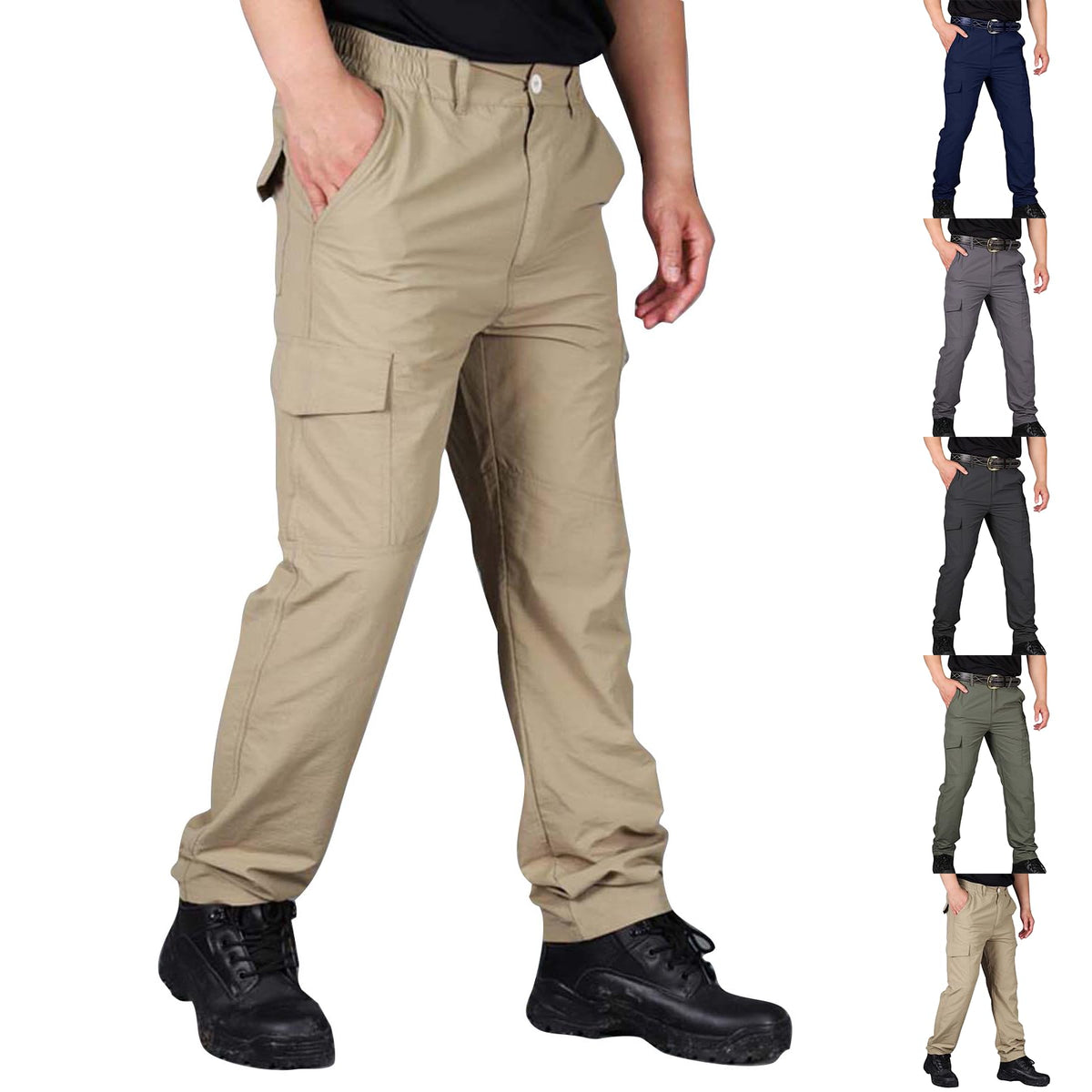 Mens Cargo Pants Ripstop Flex Camo Tactical Waterproof Pants Slim Fit Multi-Pocket Durable Cargo Pants Work Pants Tactical Cargo Pants for Men Lightweight Hiking Pants Outdoor Construction Pants