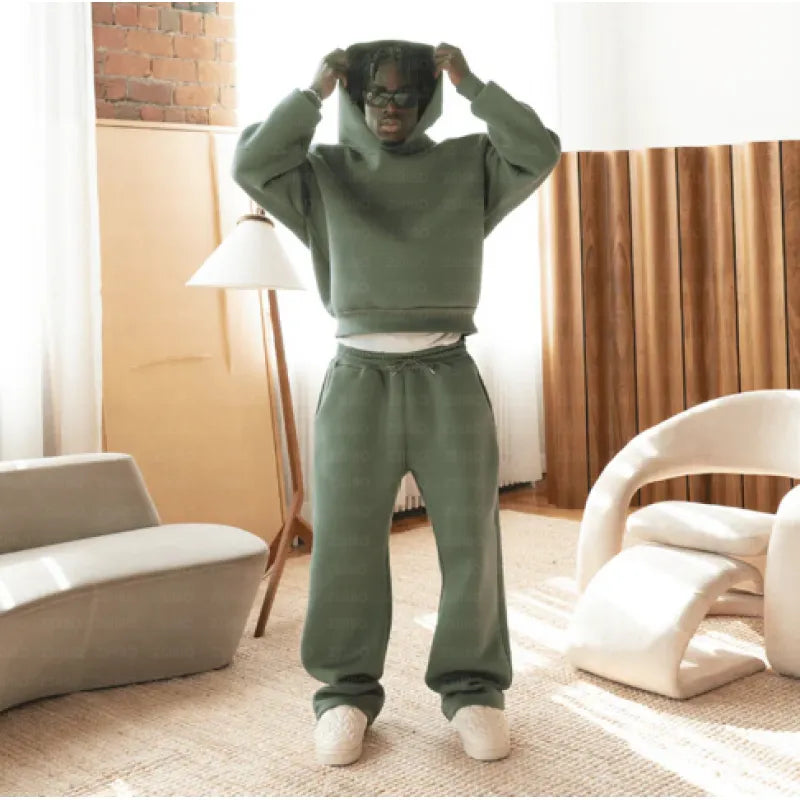Fashion Hoodie & Sweatpants Set