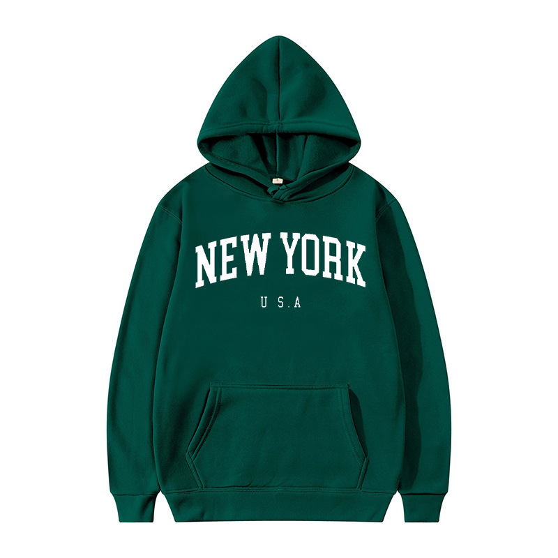 Printed Velvet Hoodie
