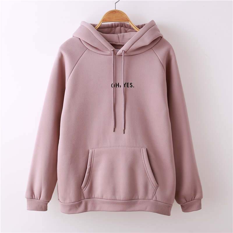 Cotton Pullover Hoodie Sweatshirt