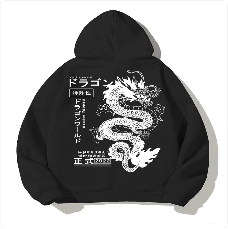 Dark Printed Hoodie